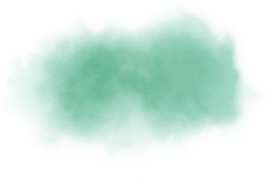 Watercolor stain decoration