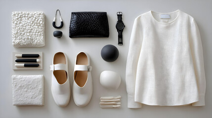 A wide variety of outfits, clothing and accessories
