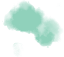 Watercolor stain decoration