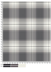Seamless tartan pattern with a textured, woven look. Features green, gold, purple, and white stripes, creating a classic and versatile fabric design suitable for various applications.

