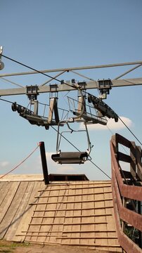 chairlift to the top station of the ski lift