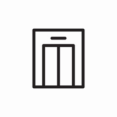 lift elevator icon sign vector