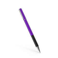 Purple writing pen for school, office, and education tasks