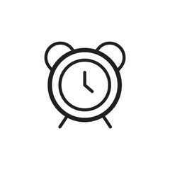 alarm clock icon sign vector