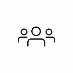 group people icon sign vector