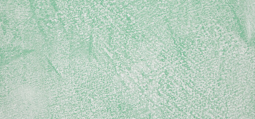Blank green grunge cement wall texture background, banner, interior design background, banner