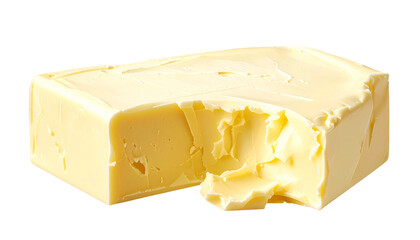 cheese bar isolated on white