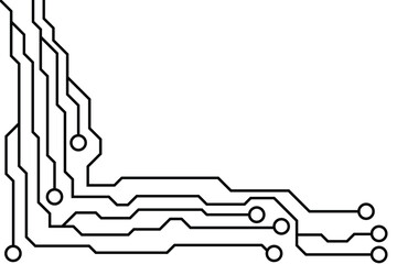 High-tech circuit board technology background 