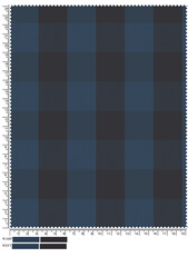 Seamless tartan pattern with a textured, woven look. Features green, gold, purple, and white stripes, creating a classic and versatile fabric design suitable for various applications.
