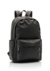 School Backpack Isolated on White with Studio Highlights