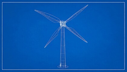 Blueprint of a wind turbine (1)