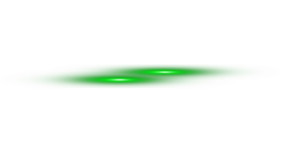 A green puddle with bright highlights on a black background in a horizontal orientation view image on transparent background