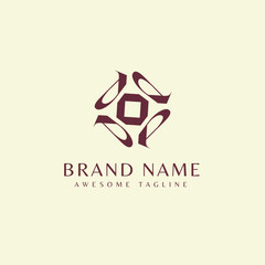 Luxury Letter A Logo Minimalist Monogram Design Template