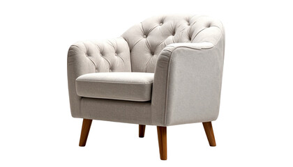 leather armchair isolated on white