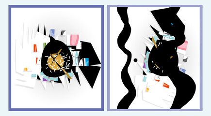 Sfondo e composizione astratta