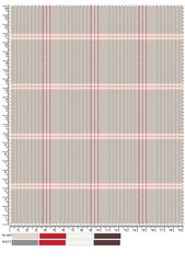 Vector illustration of a seamless pastel pink and white gingham plaid pattern for a vintage textile backdrop design