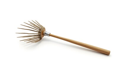 Rake Isolated on White Background