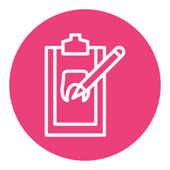 Tooth Analysis Vector Icons
