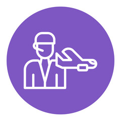 Pilot Vector Icons