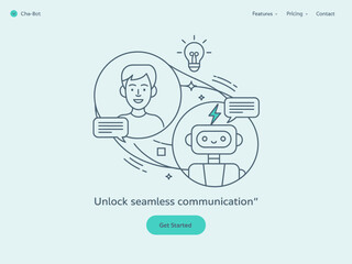 This image portrays the interaction between a human and an AI assistant, emphasizing the seamless communication possible through modern technology in everyday interactions.