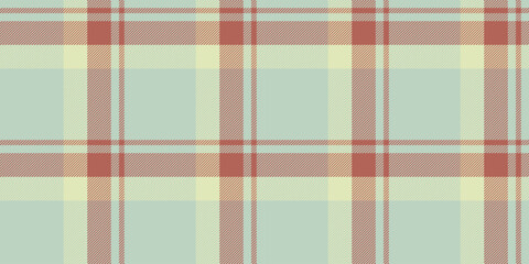 Subtle pastel plaid pattern in soft mint, cream, and dusty rose hues.  Perfect for textile design, apparel, stationery, or website backgrounds. Evokes feelings of calmness and gentle sophistication.