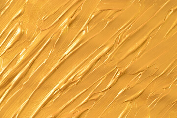 Gold Brush Strokes Background Illustration