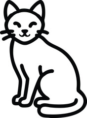 cat with white background