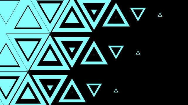 Double Triangle Transition. A slow, dissolving reveal with subtle light refraction. Ideal for a dramatic narrative or emotional scene change.