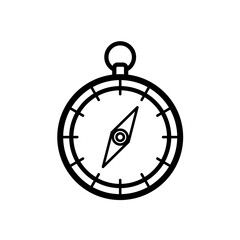 Compass -line vector icon