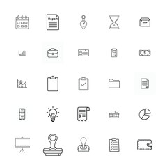 business icons set