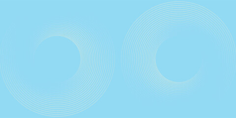Modern abstract background, blue white gradations, circle effect,shape memphis, trendy.