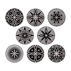 Elegant circular mandala designs for branding