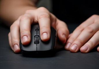 Precision input with ergonomic computer mouse for seamless navigation