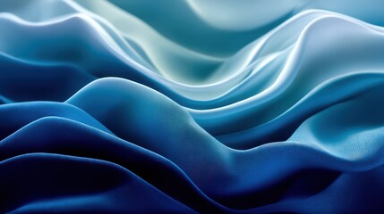 Obraz premium Abstract Blue Wave Pattern Background with Subtle Texture and Gradient Lighting Creates a Calming and Serene Visual Experience