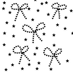 Naklejka premium seamless pattern with birds