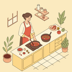 chef with pizza