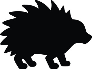 porcupine silhouette