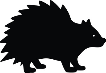 porcupine silhouette