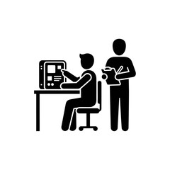 Flat Design City Map with Airplane - Travel and Urban Planning Vector