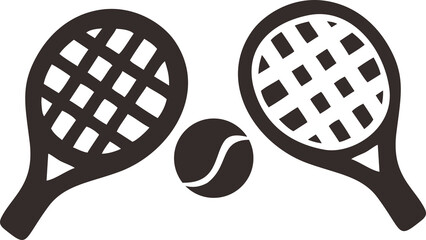 tennis racket and ball