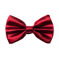 Red Silk Bow Tie