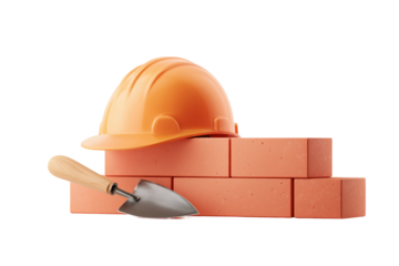 Construction Tools for Building and Renovation, PNG clipart element with transparency