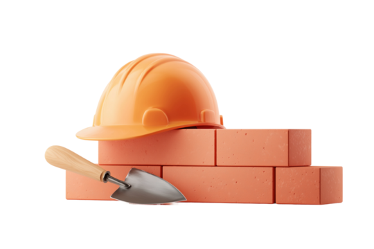 Construction Tools for Building and Renovation, PNG clipart element with transparency