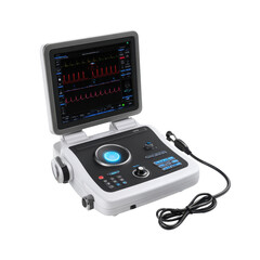 Advanced medical equipment for monitoring patient heart activity in a healthcare setting