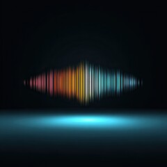 Audio frequency equalizer background. Audio bands.