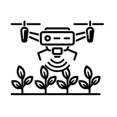 Retro Black and White Drone Vector Illustration

 

 
