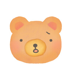 くま 困る かわいい イラスト