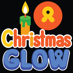 christmas glow with a glowing candle 