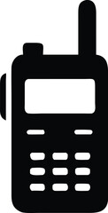 walkie talkie silhouette