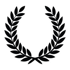 laurel wreath vector icon